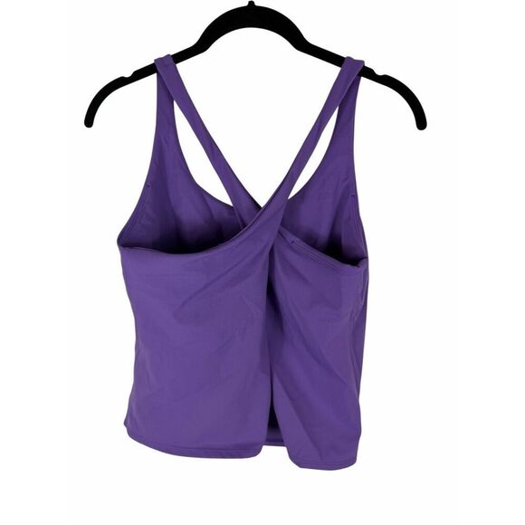 SPANX® Get Moving Contour Crossback Shelf Tank- Vibrant Lilac- Size L - Picture 5 of 8